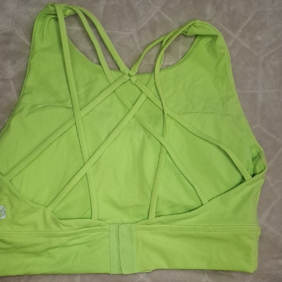 BuffBunny Lime Sports Bra - Picture 3 of 8